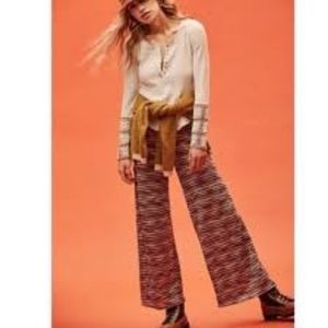 Free People wide leg pants